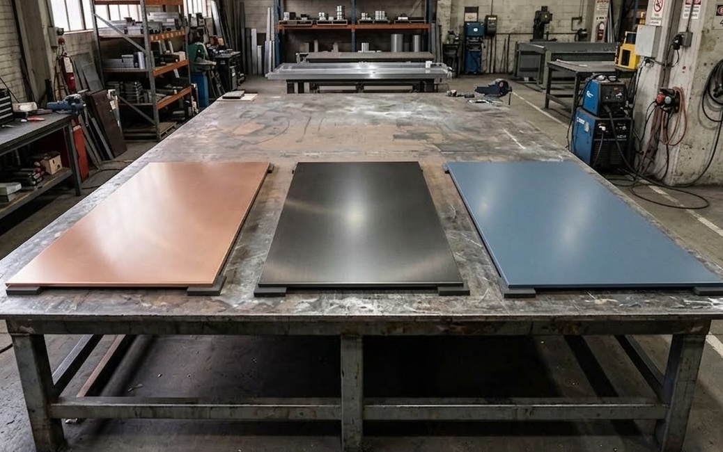 Custom elevator cab panels being fabricated in our New York workshop