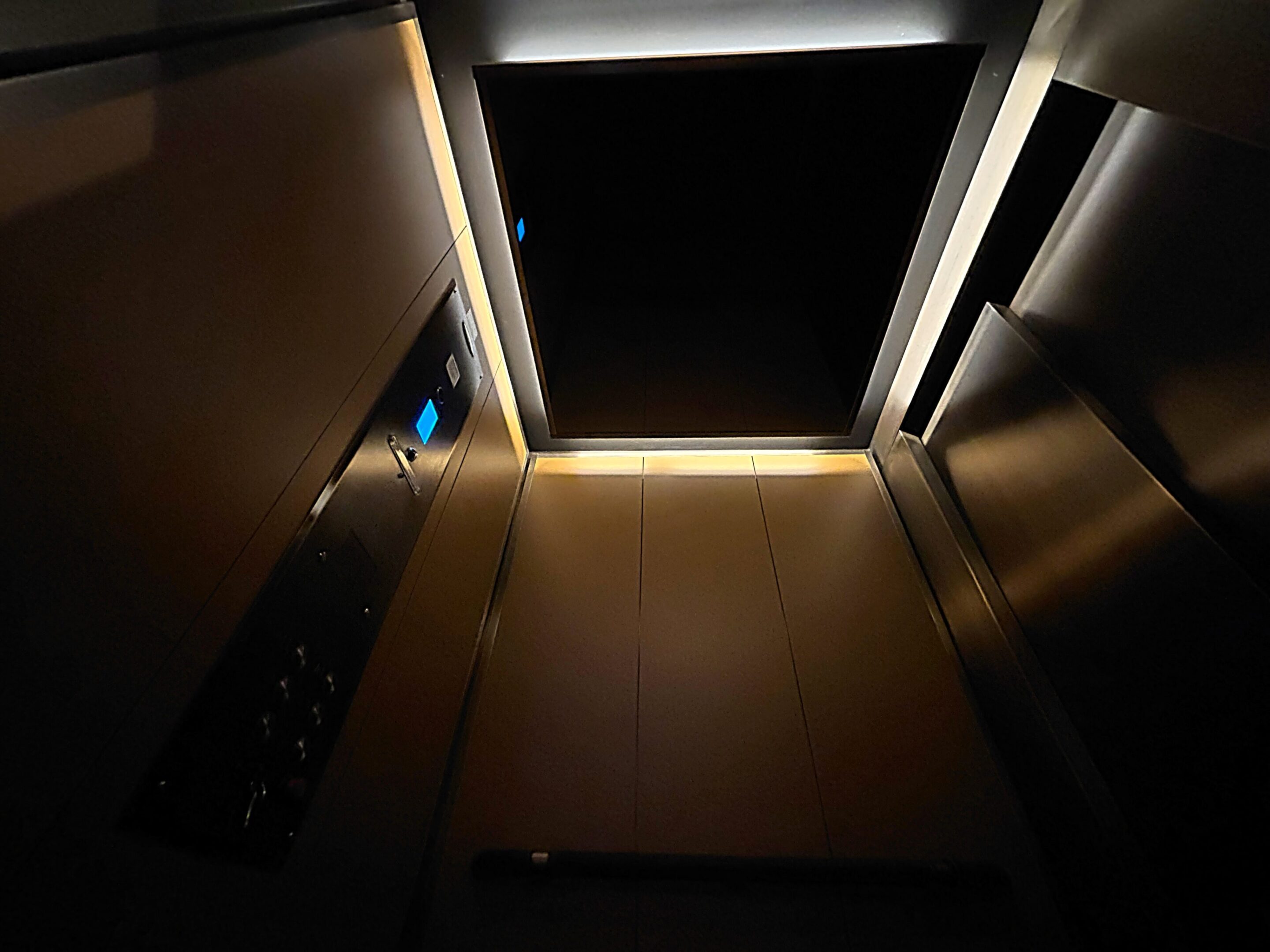 Bronze Glass Elevator Cab Renovation in SoHo — view 2