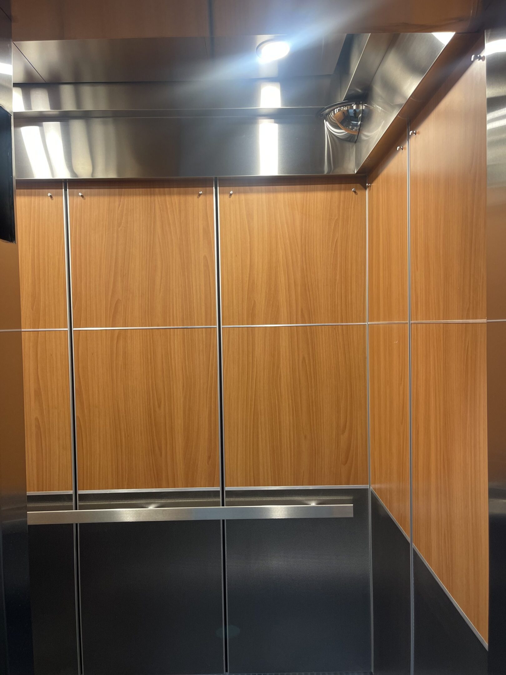 Tuscan Walnut Elevator Cab — Bayside — 209-10 41st Street · Bayside, Queens