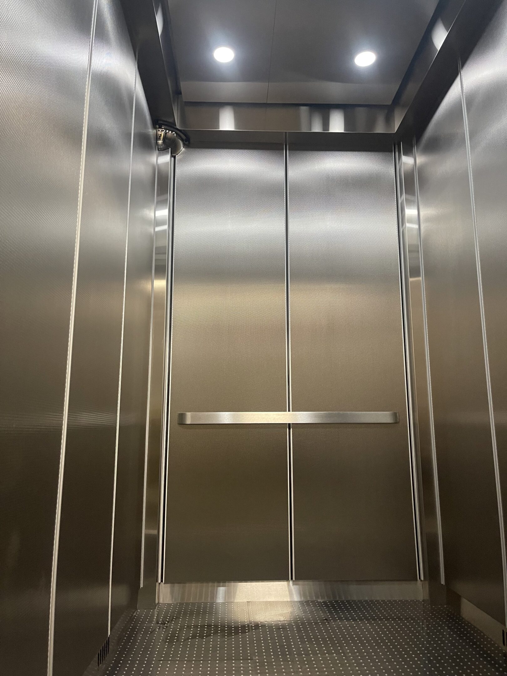 Stainless Steel Elevator Cab — East End Avenue — 33 East End Avenue · Upper East Side, Manhattan