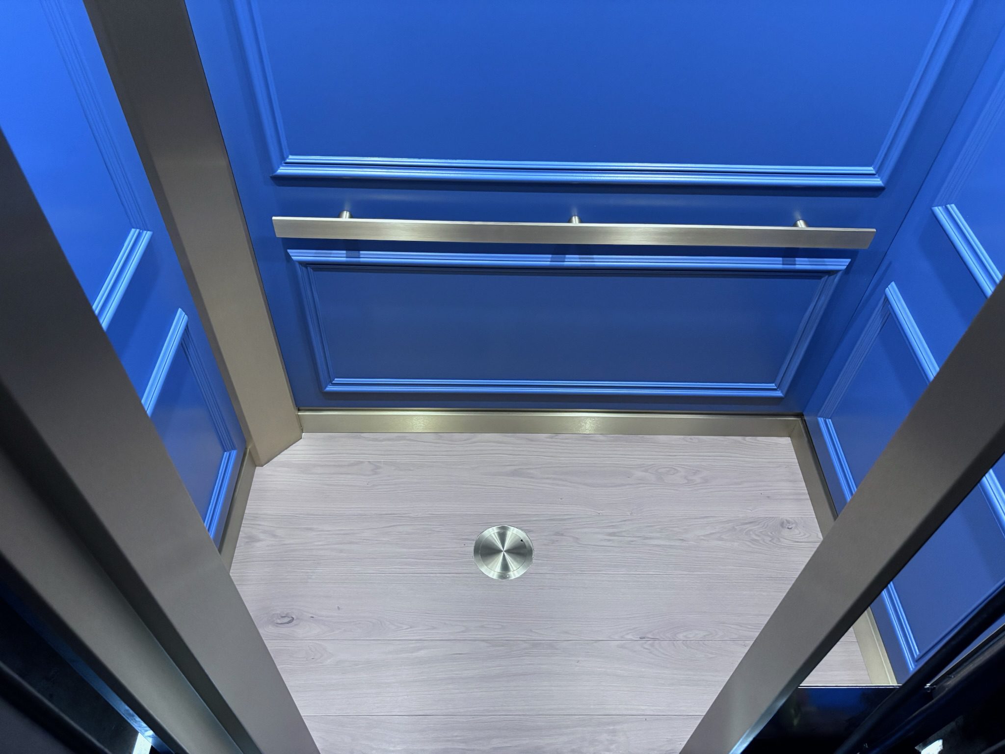 Blue Nova & Bronze Elevator Cab — Upper West Side — view 5