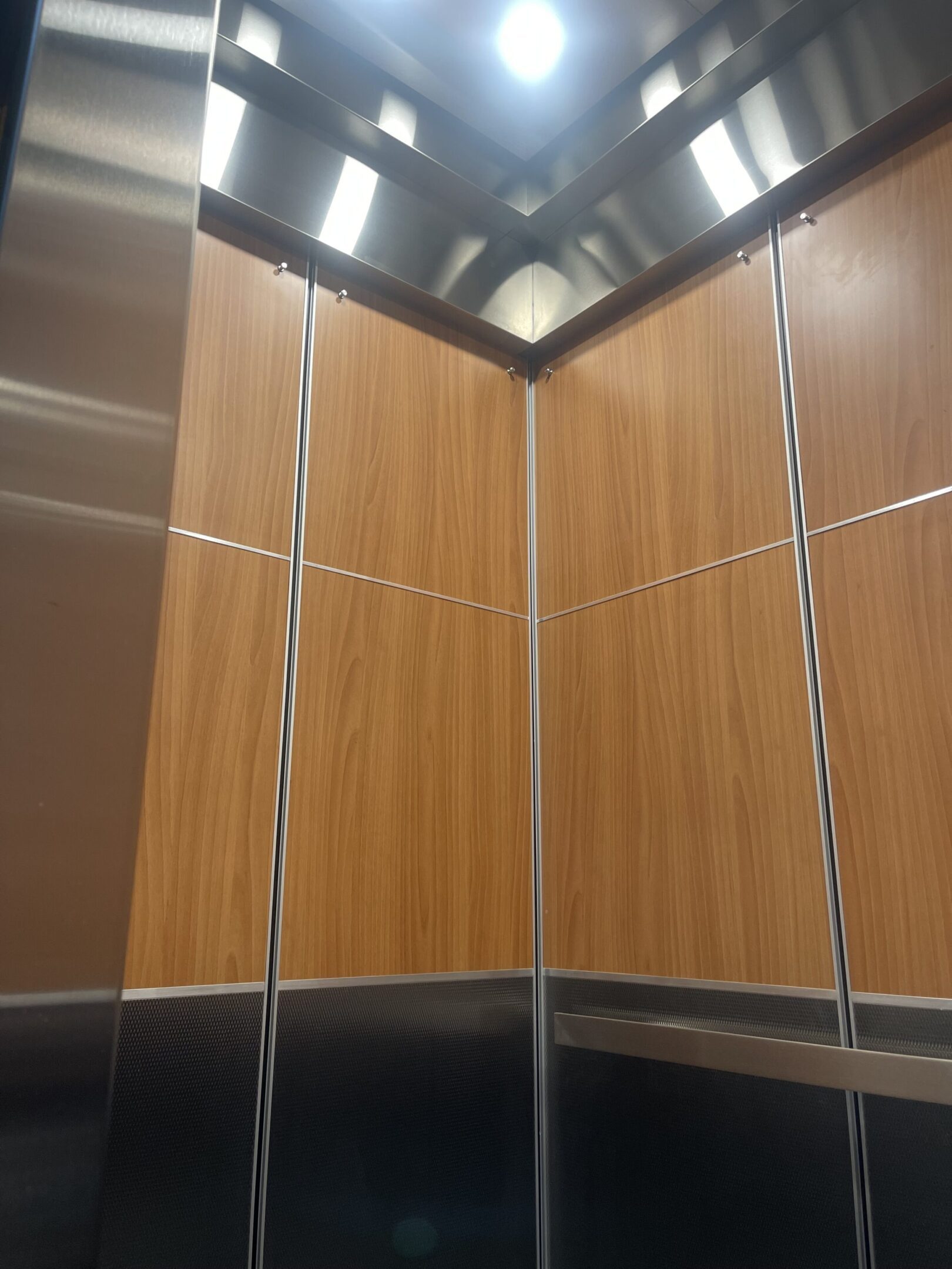 Tuscan Walnut Elevator Cab — Bayside — view 2