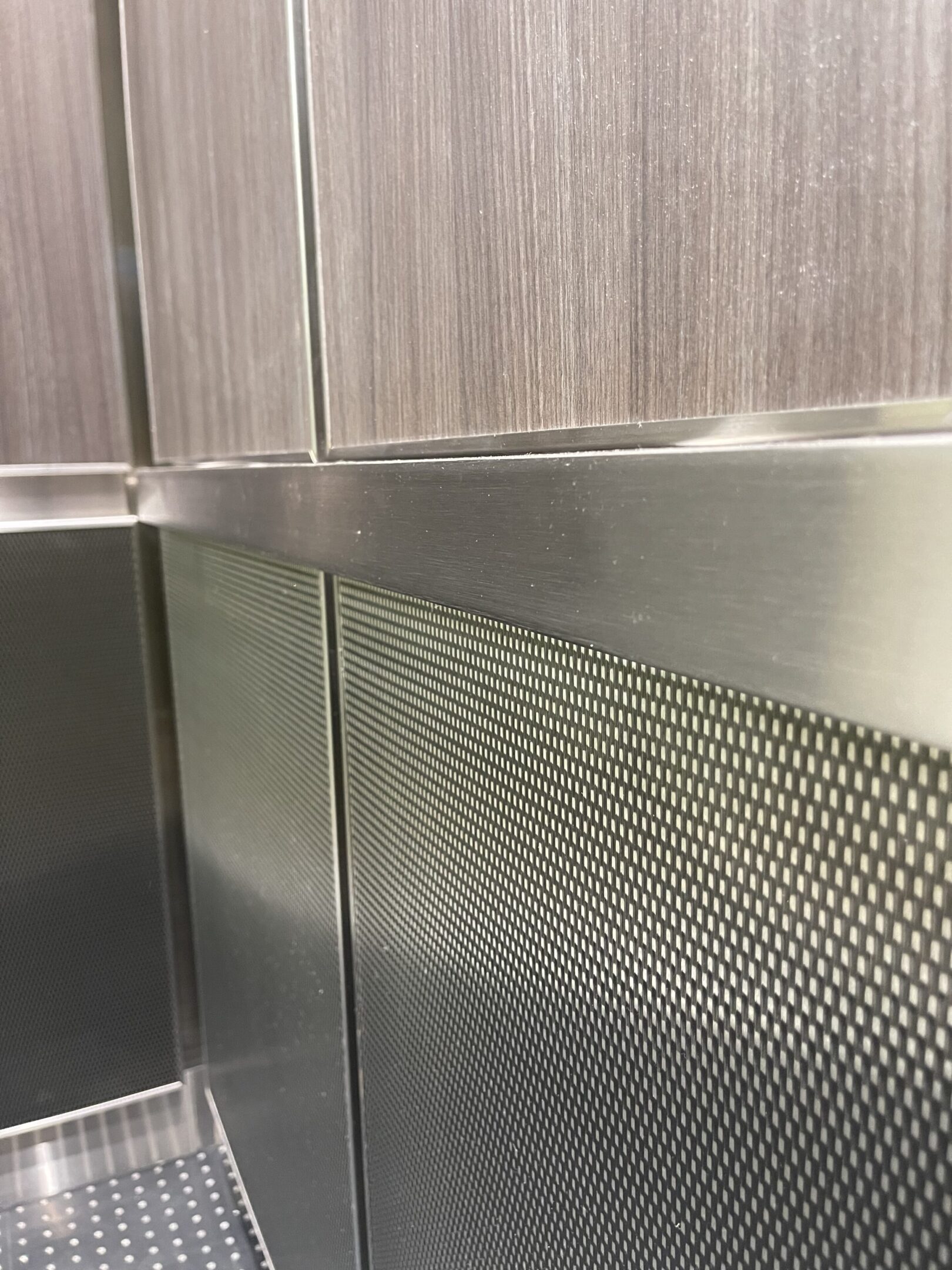 Skyline Walnut & Charcoal Elevator Cab — Forest Hills — view 4