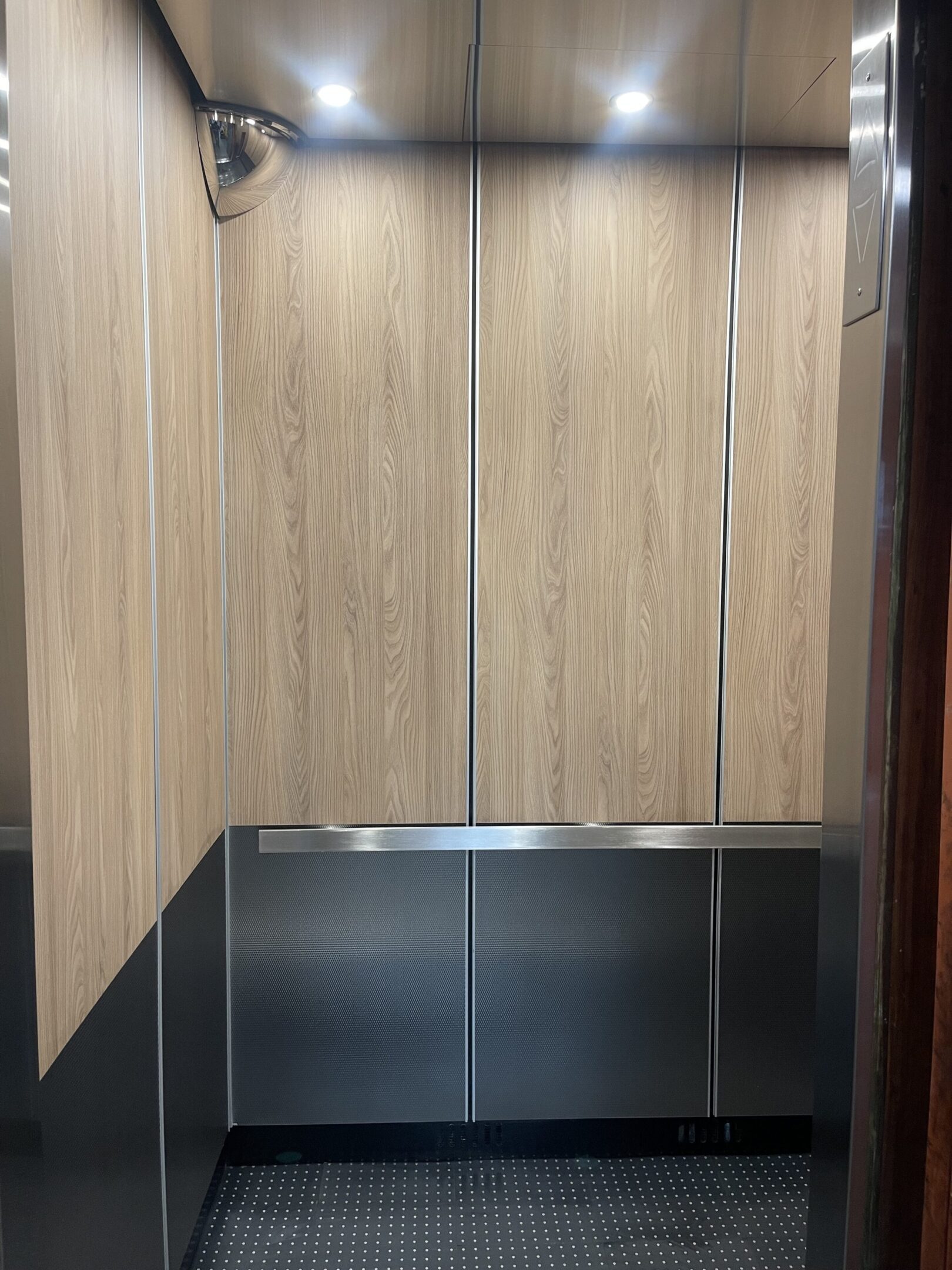 Acorn Velvet Elevator Cab — East Village — 214 East 11th Street · East Village, Manhattan